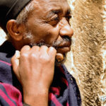 Ethiopian Man portrait in Jerusalem