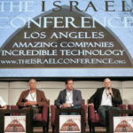 high-tech conference on israel, few speakers on stage