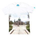 tshirt with picture of church in the sea of galilee, holy land