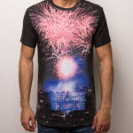 t-shirt with a photo of Israel on